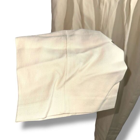 Polo Ralph Lauren Tan Silk & Linen Pleated Trouser Pant Size 36/30 - Picture 9 of 12